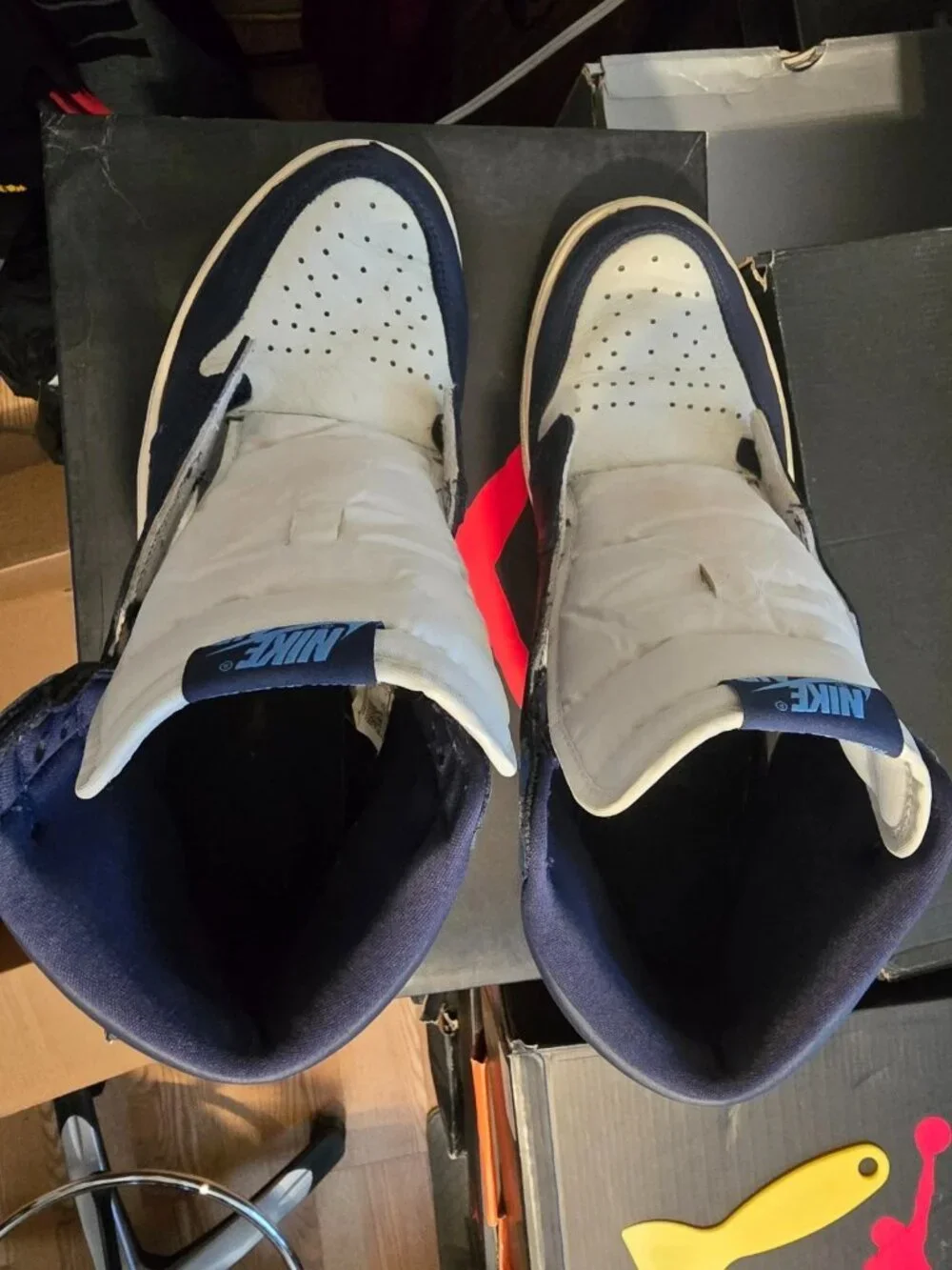 Jordan 1 Retro OG High Obsidian UNC 2019, 666088-140